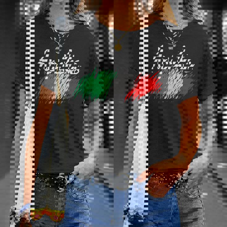 Aprilia イタリア 国旗 イタリア お土産 贈り物 お揃い イタリアン Tシャツ 彼女への贈り物