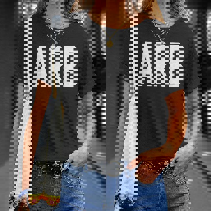 Arb International Airport Code Ann Arbor Michigan Travel Tシャツ 彼女への贈り物