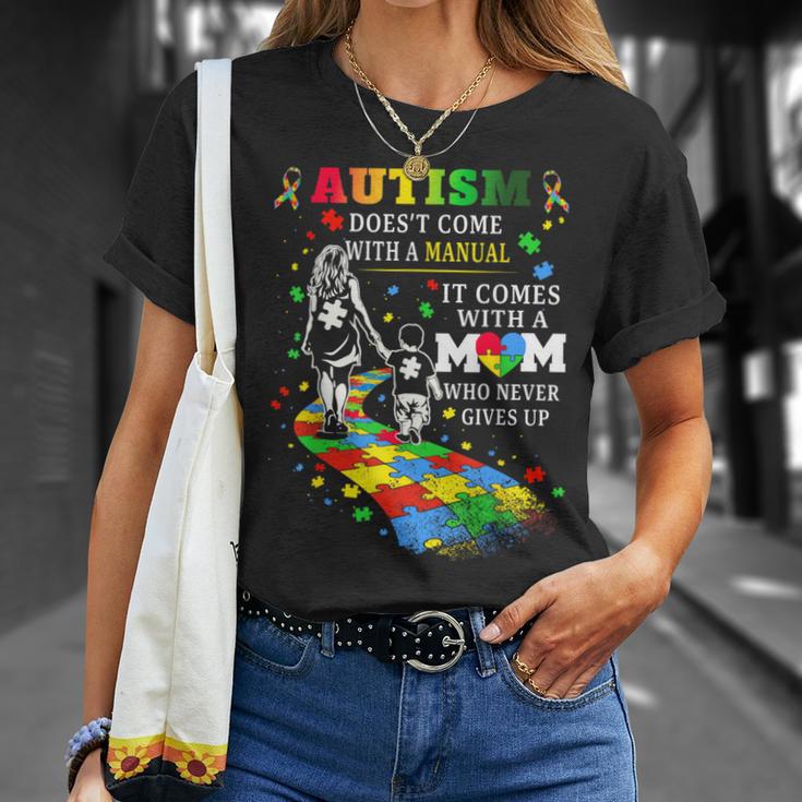 Autism Awareness 2026 Doesn't Come With A Manual Autism Mom T-Shirt Gifts for Her