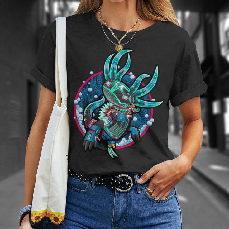 Axolotl Pastel Cute Axolotl Diseño Gráfico Camiseta unisex Regalos para ella