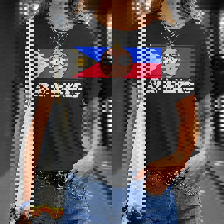 Ay Nako Pinoy Pride Filipino Philippines シャツ Tシャツ 彼女への贈り物