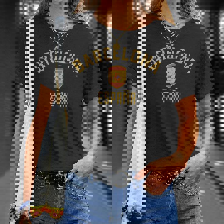 Barcelonapain スペイン、バルセロナ 長袖tシャツ Tシャツ 彼女への贈り物