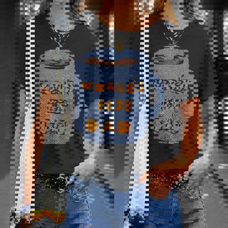 Best Daddy Worlds Best Dad Ever マグカップデザインポケット Tシャツ 彼女への贈り物