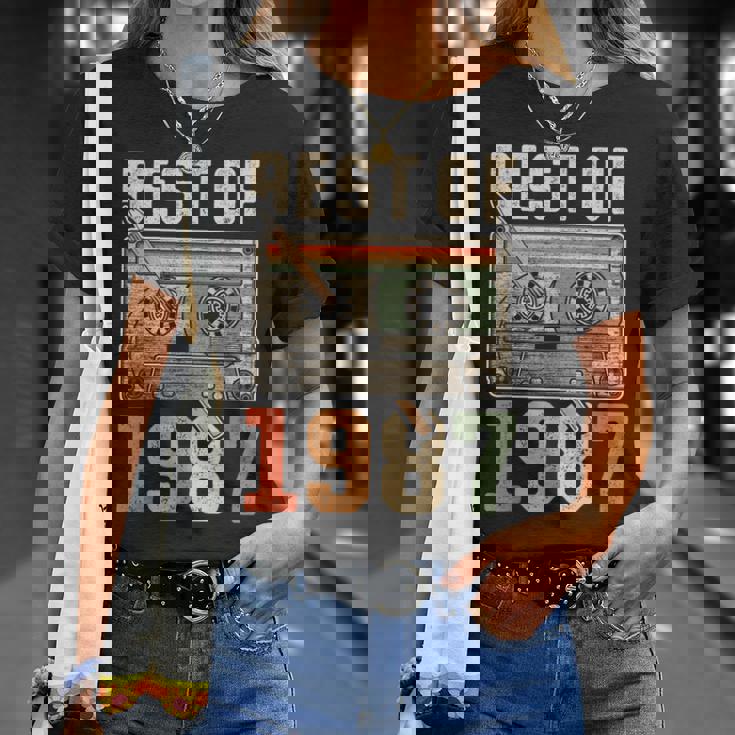 Best Of 1987 オールド・カセット 39歳の誕生日 レトロ Tシャツ 彼女への贈り物