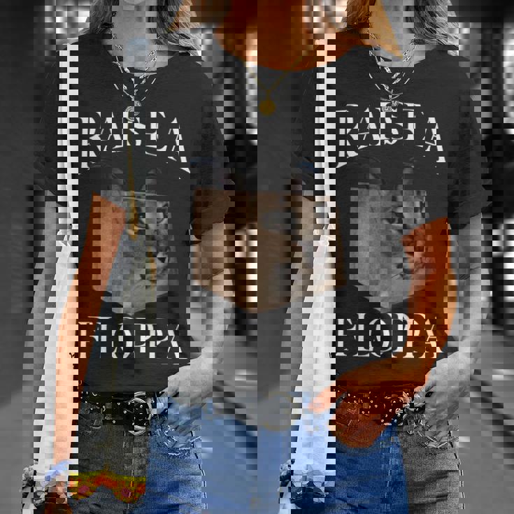 Big Floppa カラカルキャットミーム Raise A Floppa 長袖tシャツ Tシャツ 彼女への贈り物