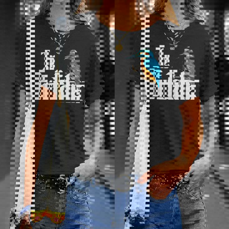 The Birdfather シャツ バードウォッチング ファニー ミーム バーダー ダディ Tシャツ 彼女への贈り物