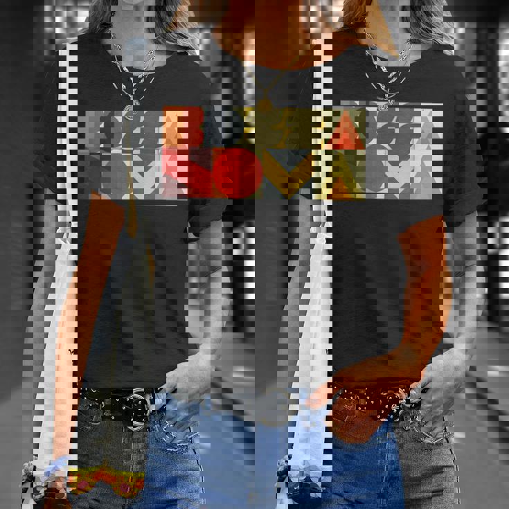 Bossa Nova ブラジル ジャズ ミュージック ヴィンテージ タイポグラフィ Tシャツ 彼女への贈り物