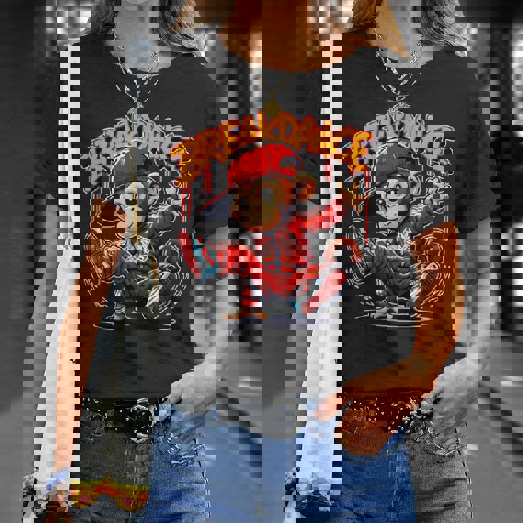 Breakdance ヒップホップ ダンス衣装 モンキー ブレイクダンス Tシャツ 彼女への贈り物