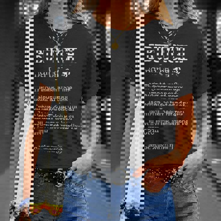 Butch 大人用 メンズ ファーストネーム定義 パーソナライズ Tシャツ 彼女への贈り物