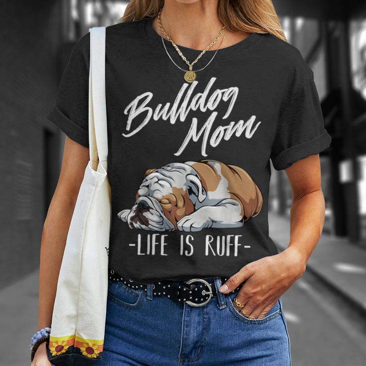 Cadeau Amusant Bouledogue Anglais – Maman Bulldog T-Shirt Cadeaux pour elle