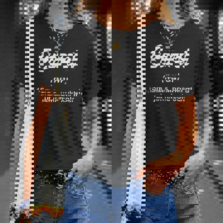 Carol 名詞定義 名前入り キャロル Tシャツ 彼女への贈り物