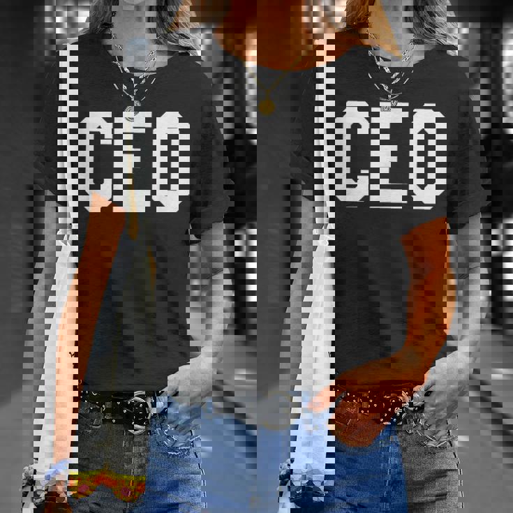 Ceo 最高経営責任者 ボス Tシャツ 彼女への贈り物