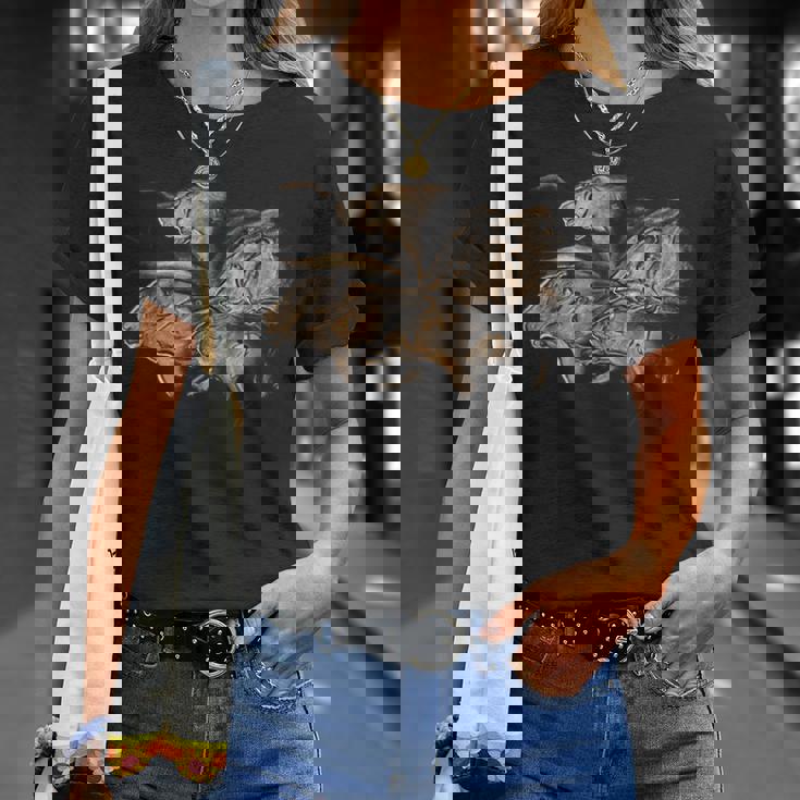 Chauvetのライオンの先史時代の石器時代の洞窟壁画 Tシャツ 彼女への贈り物