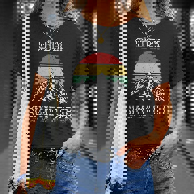 I Climbed Cotopaxiummit Club ハイキング エクアドルハイキング 長袖tシャツ Tシャツ 彼女への贈り物