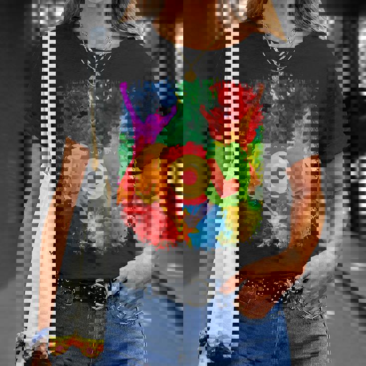 Color Mashup Wild Celebrations Happy Holi Tシャツ 彼女への贈り物