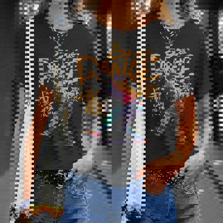 Cool Girls Breakdancing & Hip Hop Music Dancers Graffiti Tシャツ 彼女への贈り物