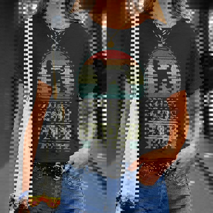 Coolest Poodle Daddy Ever Father's Day Dad Tシャツ 彼女への贈り物