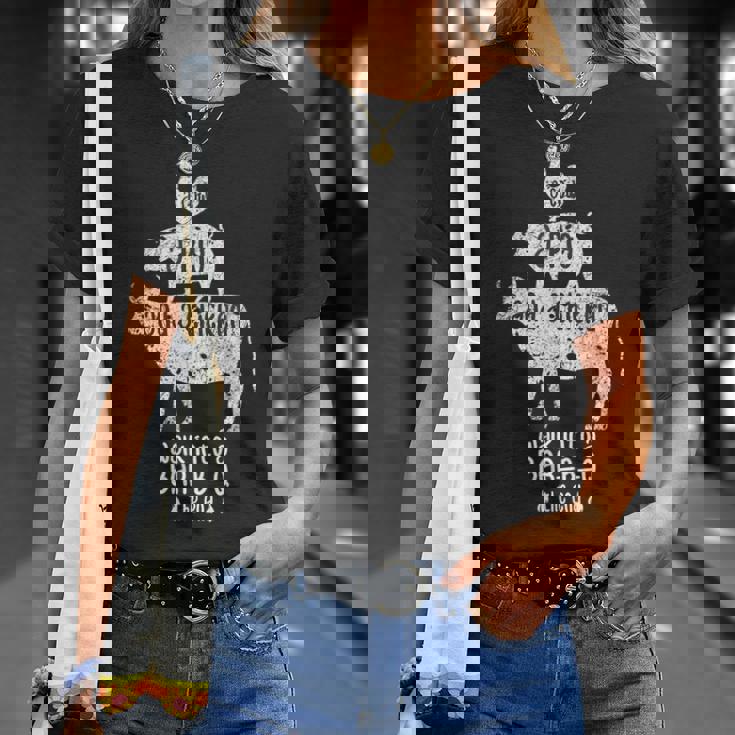 Cow Pig Chicken Bbq Joke 牛と豚と鶏 おかしいバーベキューミートイーター シェフギフト Tシャツ 彼女への贈り物