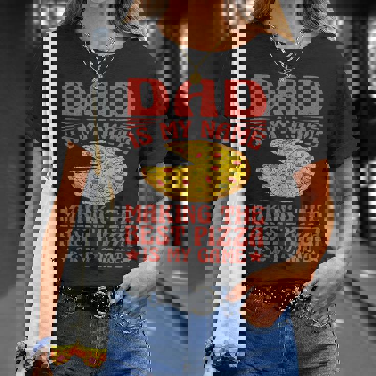 Dad Best Pizza Is My Game ピザ作り Tシャツ 彼女への贈り物
