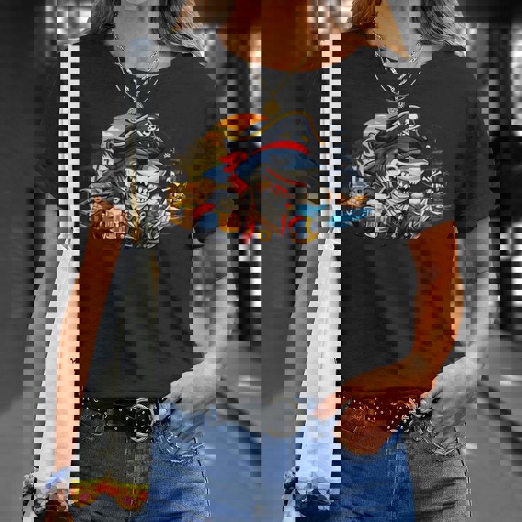 Dads Piratehark グラフィック 漫画 海 アドベンチャーシャツ Tシャツ 彼女への贈り物