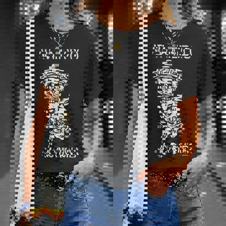 Day Of The Deadiva メキシコ カブロン シュガースカル スケルトン 長袖tシャツ Tシャツ 彼女への贈り物