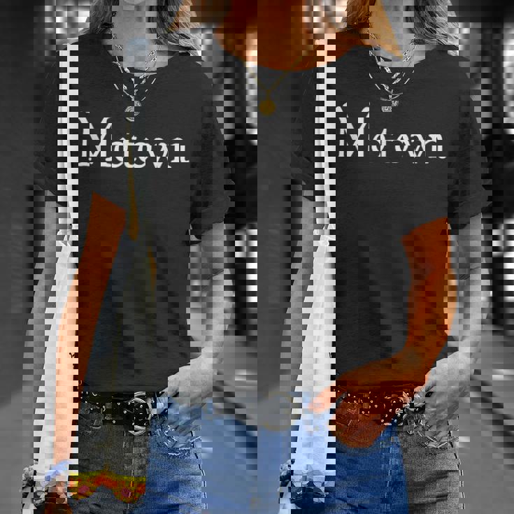 Detroit City Michigan Motor Motown Tシャツ 彼女への贈り物