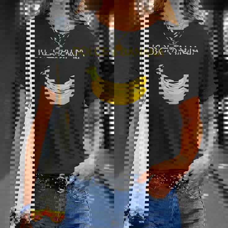 Dolce And Banana ファニーキュートグラフィックデザインバナナtシャツ Tシャツ 彼女への贈り物