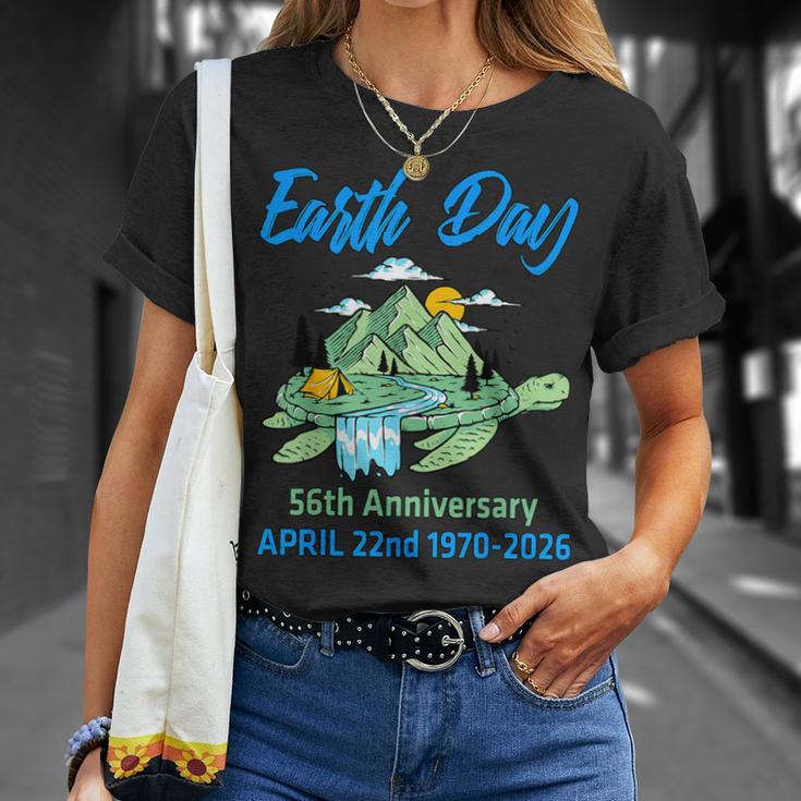 Earth Day 2026 56Th Anniversary Earth Day Turtle T-Shirt Gifts for Her Earth Day 2026 56Th Anniversary Earth Day Turtle T-Shirt Gifts for Her