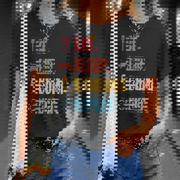 Eatleep けん玉リピート Tシャツ 彼女への贈り物