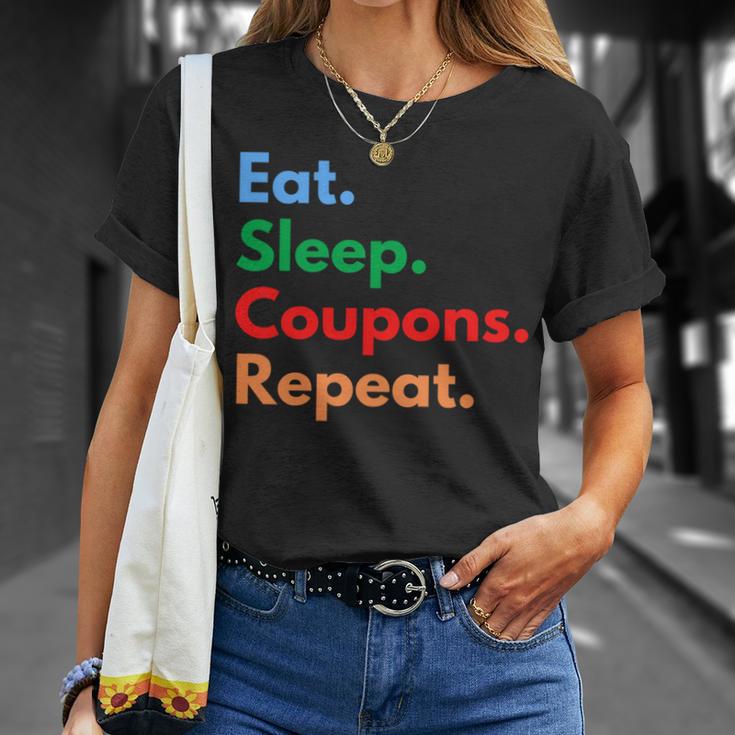Eatleep クーポンリピート クーポンコレクター&クーポン愛好家 長袖tシャツ Tシャツ 彼女への贈り物