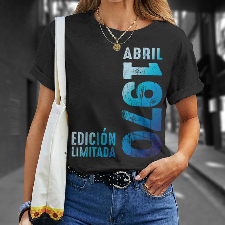 Edición Limitada Abril 1970 Retro 1970Intage 1970 Camiseta unisex Regalos para ella