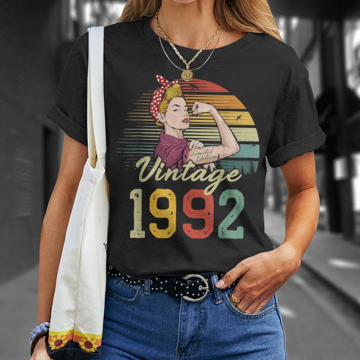 Edición Limitada De 34 Años 1992 -Intage 34 Cumpleaños Camiseta unisex Regalos para ella