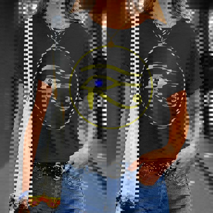 Egipcioun Dios Ra Ojo De Raímbolo Camiseta unisex Regalos para ella