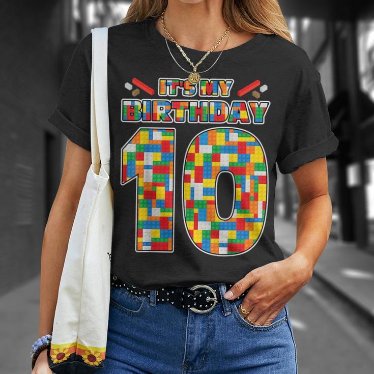 Es Mi Cumpleaños Número 10 10 Cumpleaños Camiseta unisex Regalos para ella