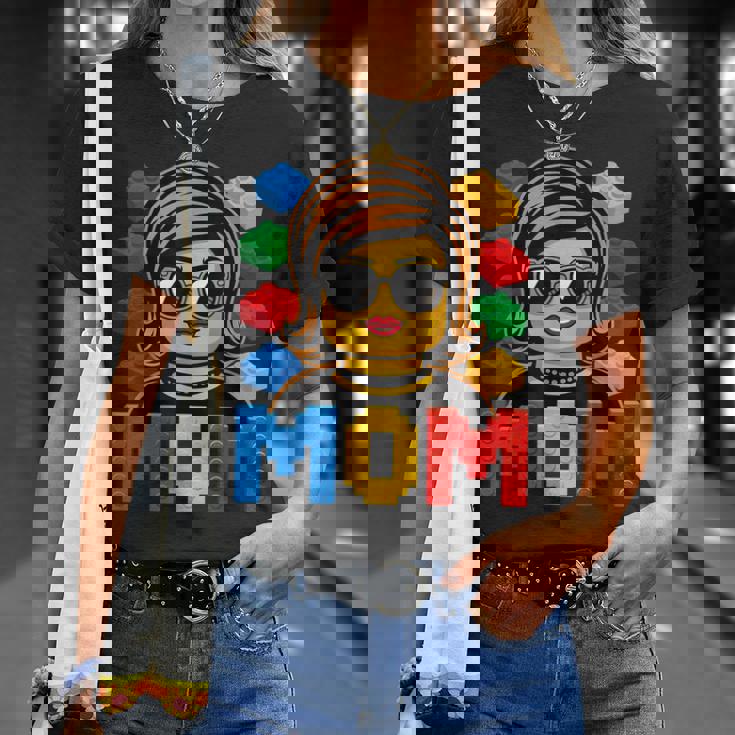 Family Mom Master Builder Building Bricks Blocks T-Shirt Gifts for Her