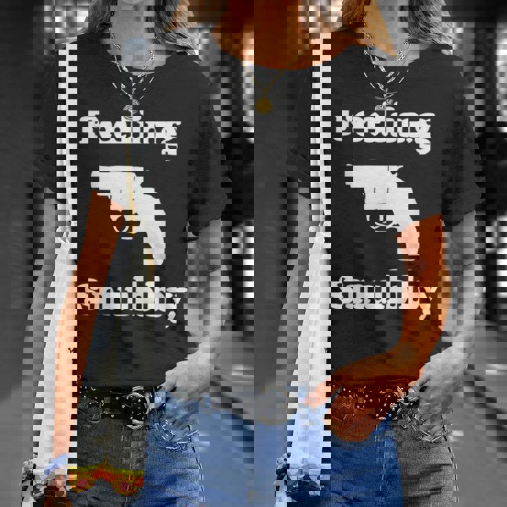 Feelingnubby Revolver Pistol スナブノーズ スナブノーズ Tシャツ 彼女への贈り物