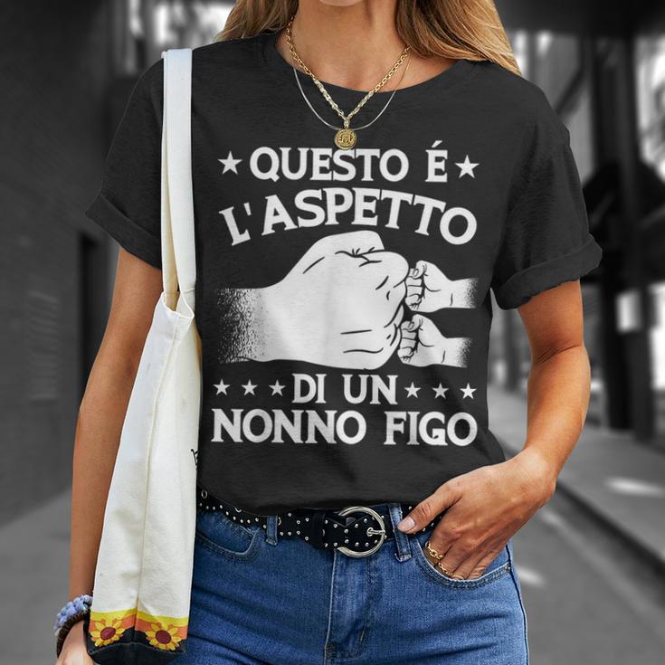 Festa Del Papà Questo È L'aspetto Di Un Nonno Figo Maglietta Regalos para ella