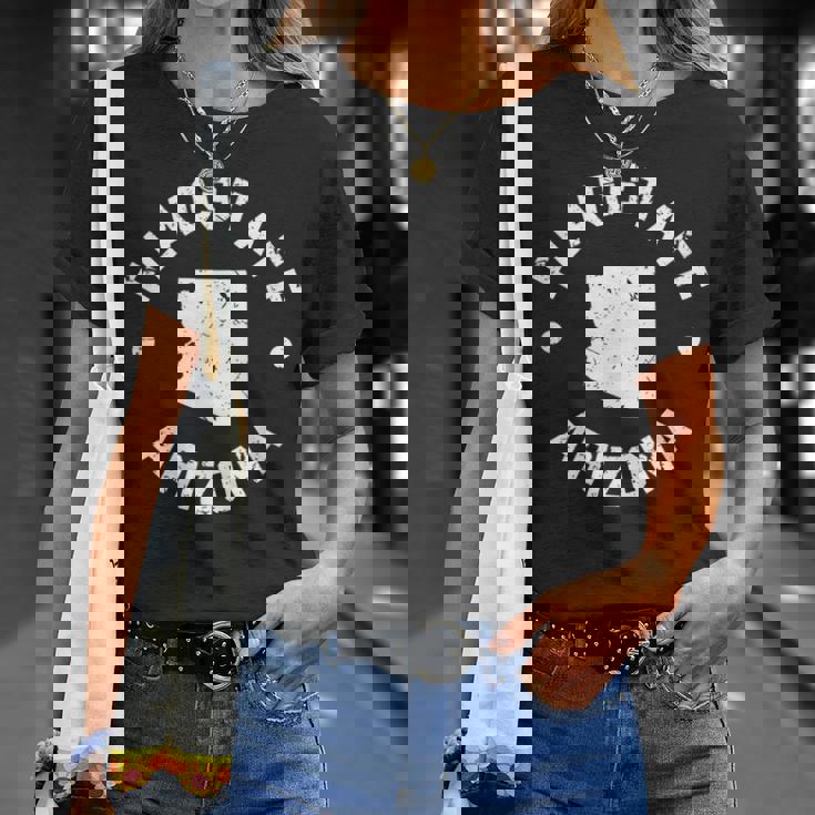 Flagstaff アリゾナギフト Az City Tシャツ 彼女への贈り物