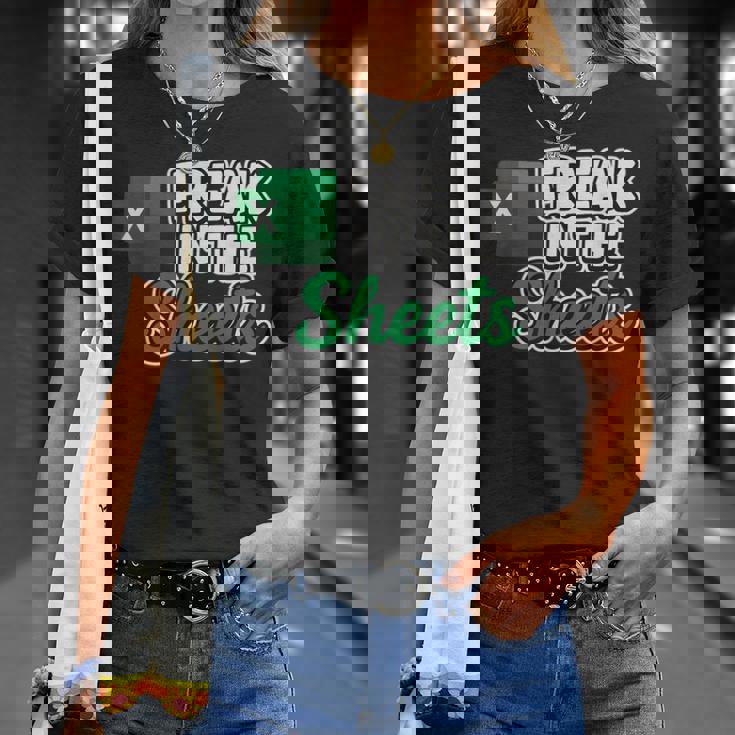 Freak In Theheets Accountant preadsheet Excel Tシャツ 彼女への贈り物