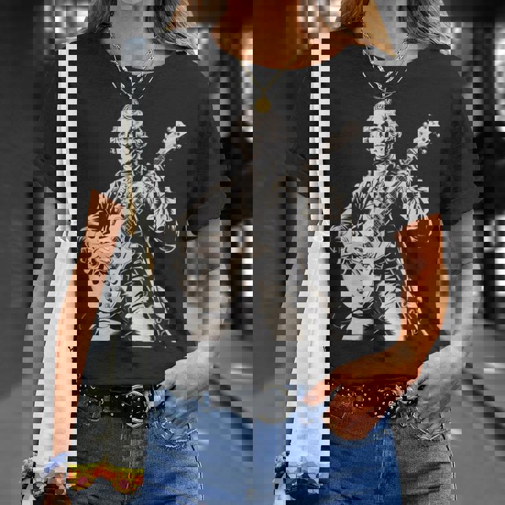 Fun George Washington Electric Guitar Rock Musician T-Shirt Gifts for Her Fun George Washington Electric Guitar Rock Musician T-Shirt Gifts for Her