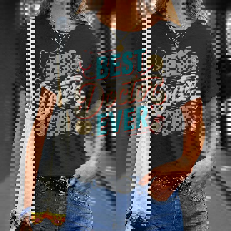 Doctor Memes テキスト Doctors Best Doctor Ever Tシャツ 彼女への贈り物