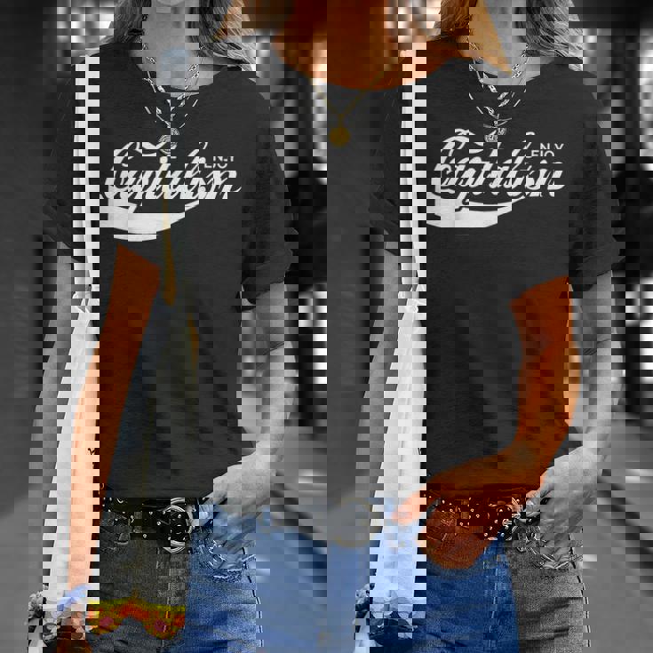 Enjoy Capitalism Tシャツ 彼女への贈り物