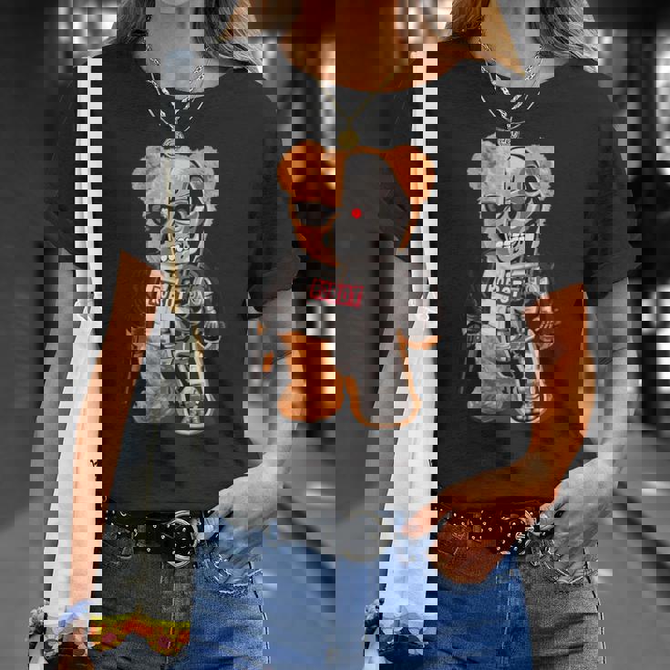 Future Is Now テディベアロボット Tシャツ 彼女への贈り物