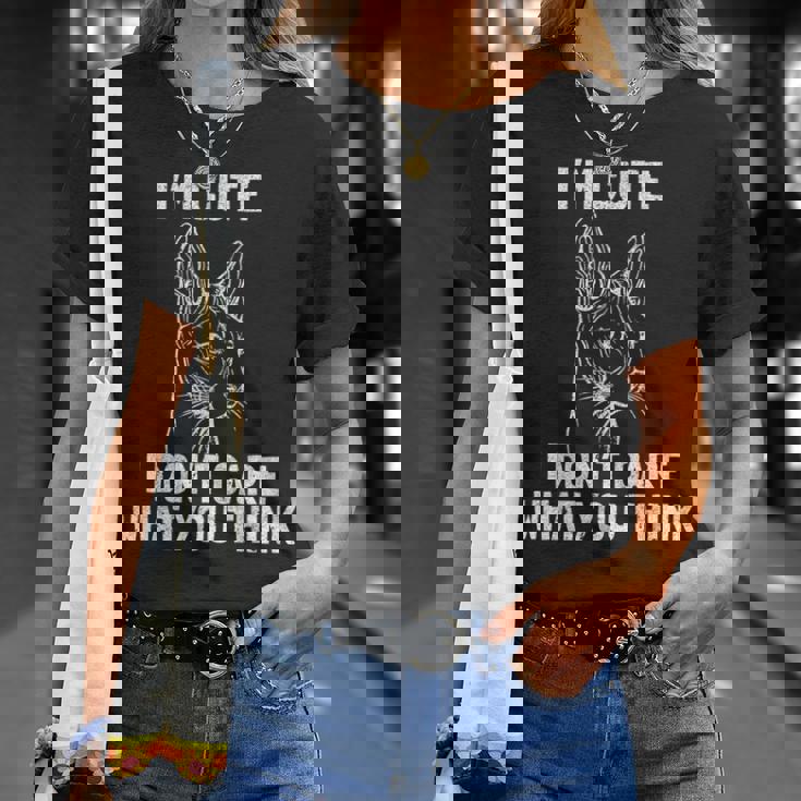 Gato Esfinge Mascota Bastet Gatophynx Camiseta unisex Regalos para ella