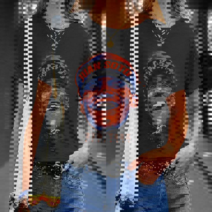 Headshot Juanoto New York Baseball Mlbpa Tシャツ 彼女への贈り物