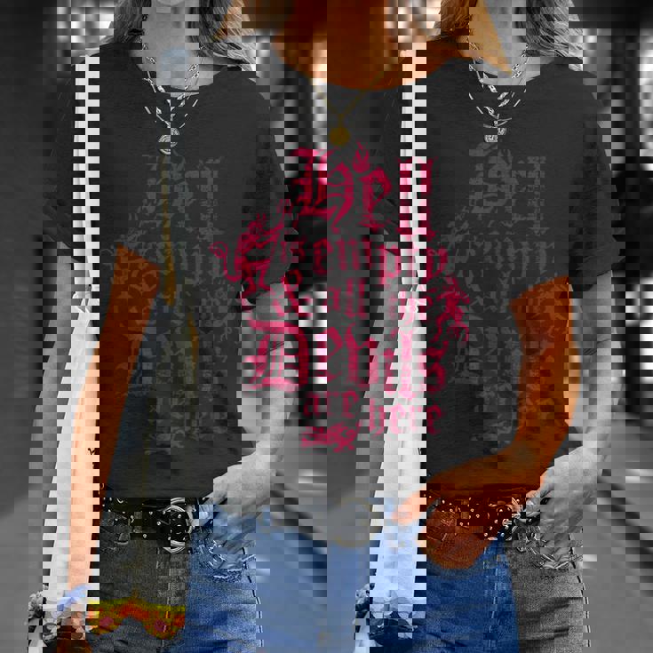 Hell Is Empty テンペスト ヴィンテージ アンティーク調 ゴシック シェイクスピア Tシャツ 彼女への贈り物