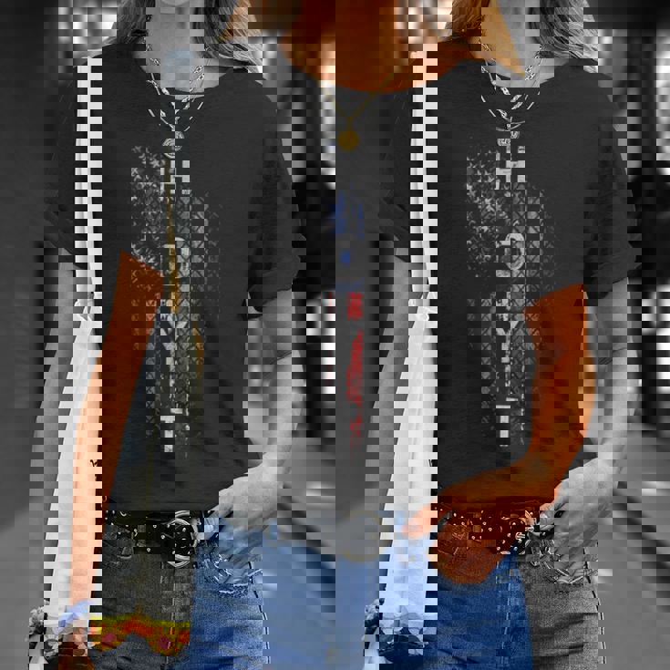 Hoyt Family アメリカ国旗 Tシャツ 彼女への贈り物