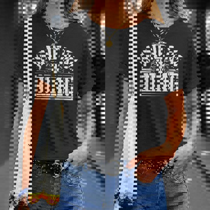 I'm Not Fat I'm Bulking Cheat Day ワークアウト ジム フィットネス Tシャツ 彼女への贈り物