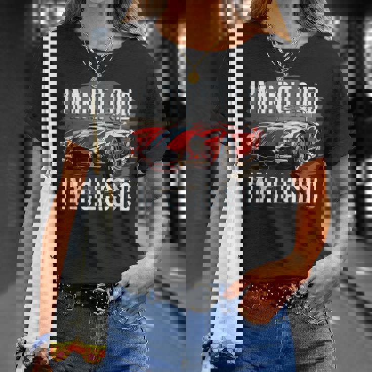 I'm Not Old I'm Classic レトロ フォード シェルビー コブラ マッスルカー Tシャツ 彼女への贈り物