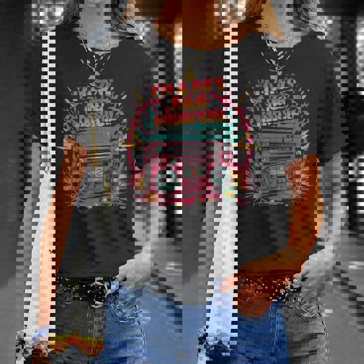 I'm 90s R&B Kinda Girl Retro Afro Music For Girls Kids T-Shirt Gifts for Her